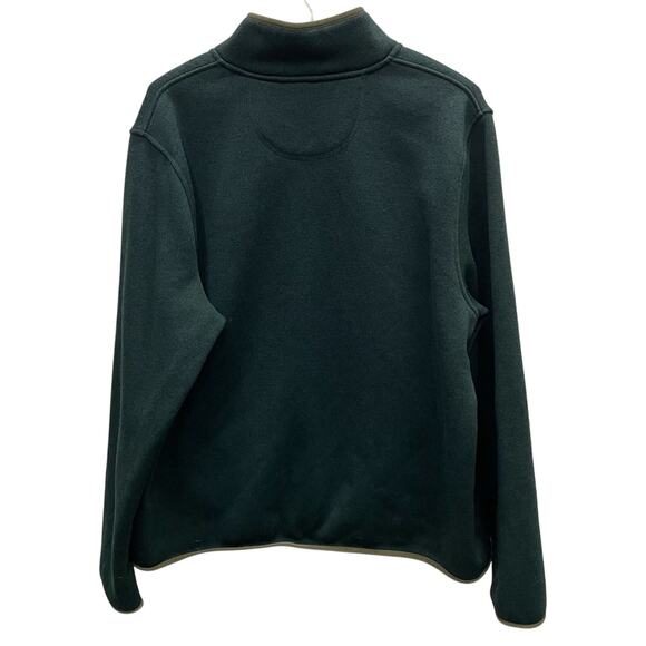 L.L. Bean Sweater Fleece Pullover In Hunter Green Men’s Size XXL - Picture 9 of 10